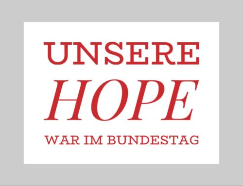 Unsere HOPE war im Bundestag